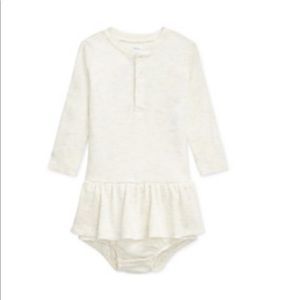 Polo Ralph Lauren waffle knit dress & bloomer